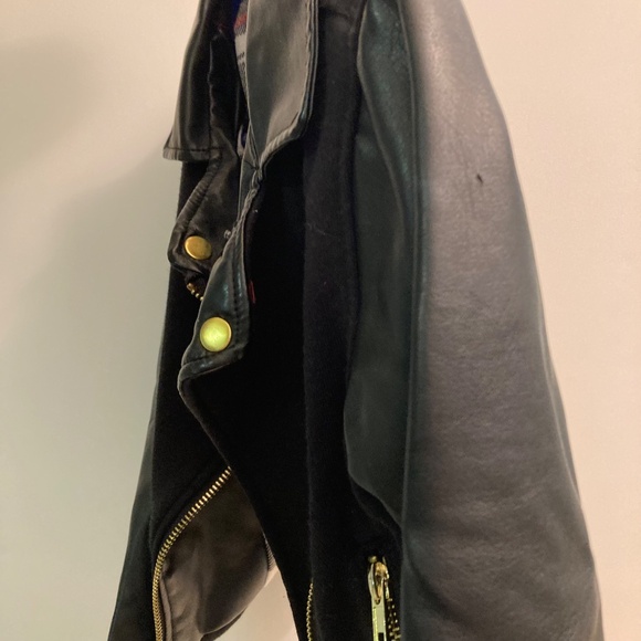 Girls Small (4T) Disney Minnie Mouse Biker Style Jacket Faux Leather EUC - Picture 13 of 14